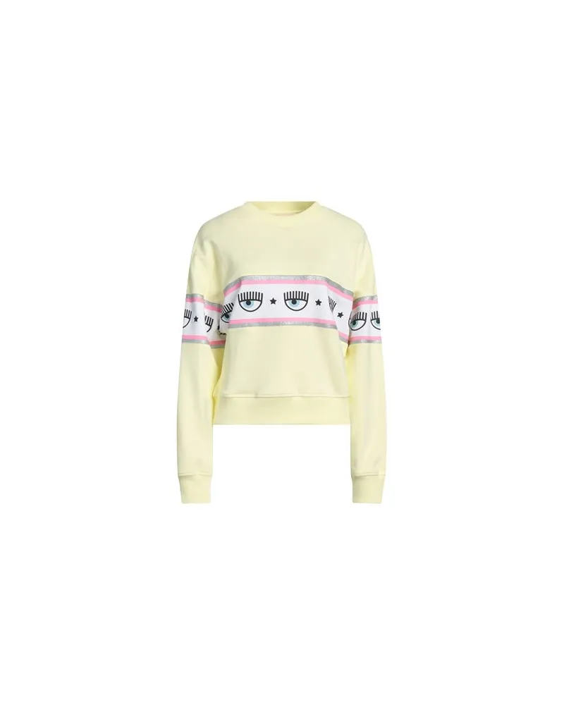 Chiara Ferragni TOPS - Sweatshirtsauf YOOX.COM Gelb