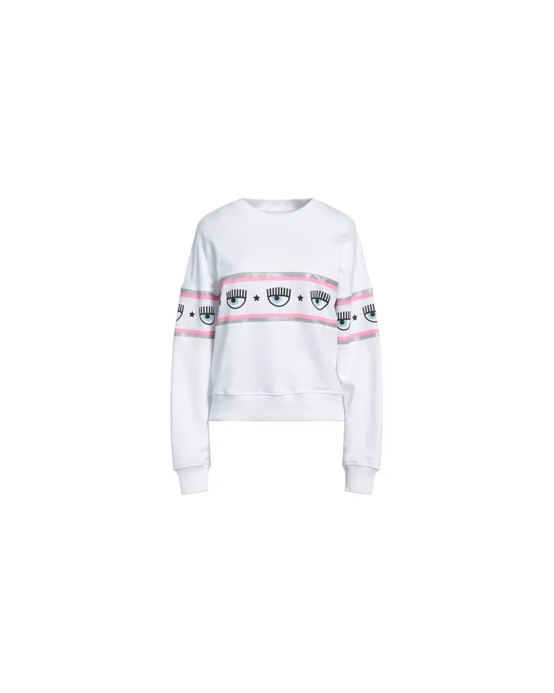 Chiara Ferragni TOPS - Sweatshirtsauf YOOX.COM Weiß