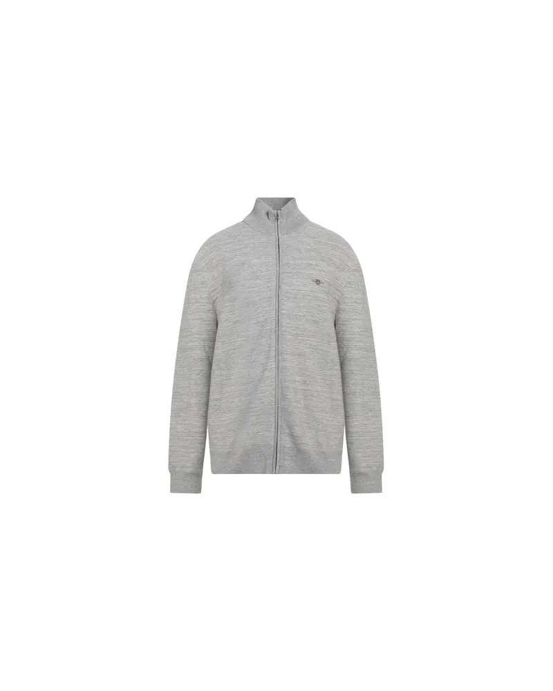 Gant STRICKWAREN - Strickjackenauf YOOX.COM Hellgrau