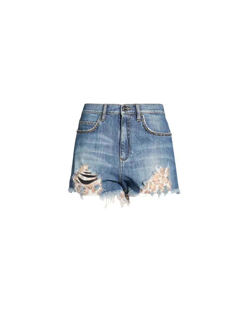 Blumarine HOSEN & RÖCKE - Jeansshortsauf YOOX.COM Blau