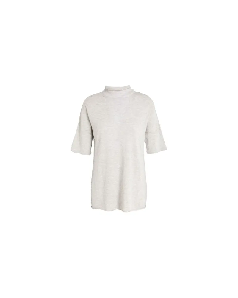 Majestic STRICKWAREN - Rollkragenpulloverauf YOOX.COM Hellgrau