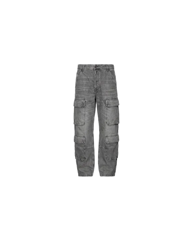 Diesel HOSEN & RÖCKE - Jeanshosenauf YOOX.COM Grau