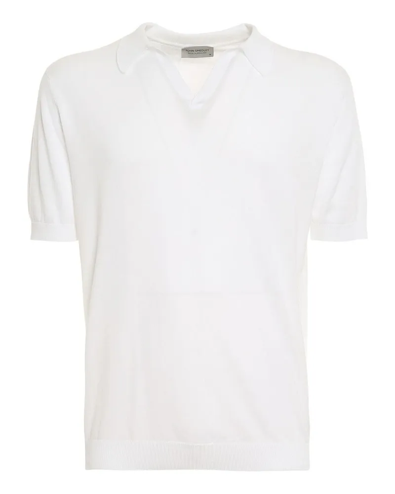 John Smedley Poloshirt Weiß