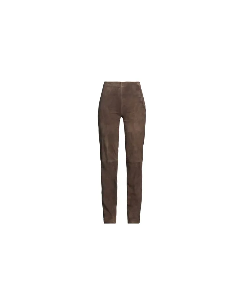 ALYSI CRÈME - HOSEN & RÖCKE - Hosenauf YOOX.COM Dunkelbraun