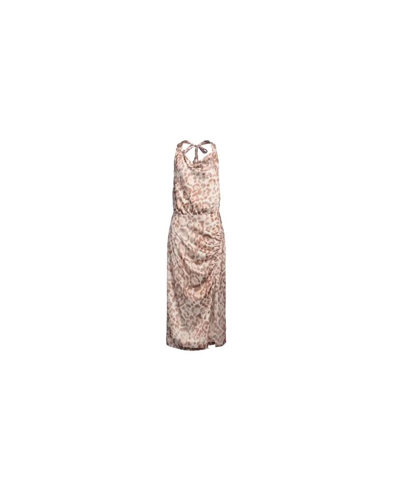 Simona Corsellini KLEIDER - Maxi-Kleiderauf YOOX.COM Beige