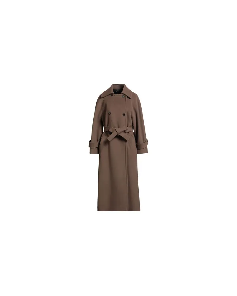Isabel Benenato JACKEN & MÄNTEL - Mäntelauf YOOX.COM Khaki