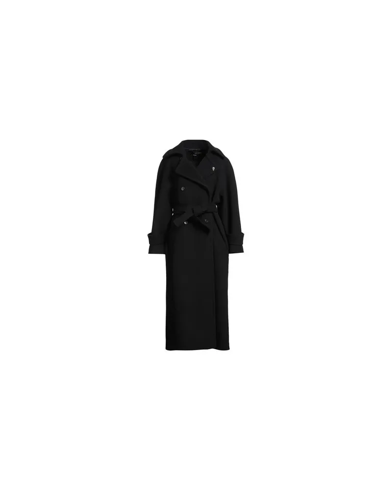 Isabel Benenato JACKEN & MÄNTEL - Mäntelauf YOOX.COM Schwarz