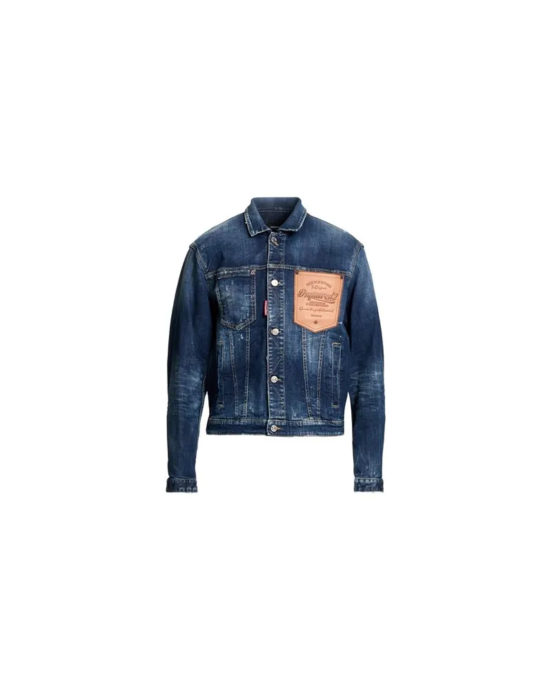Dsquared2 JACKEN & MÄNTEL - Jeansjacken/Mäntelauf YOOX.COM Blau
