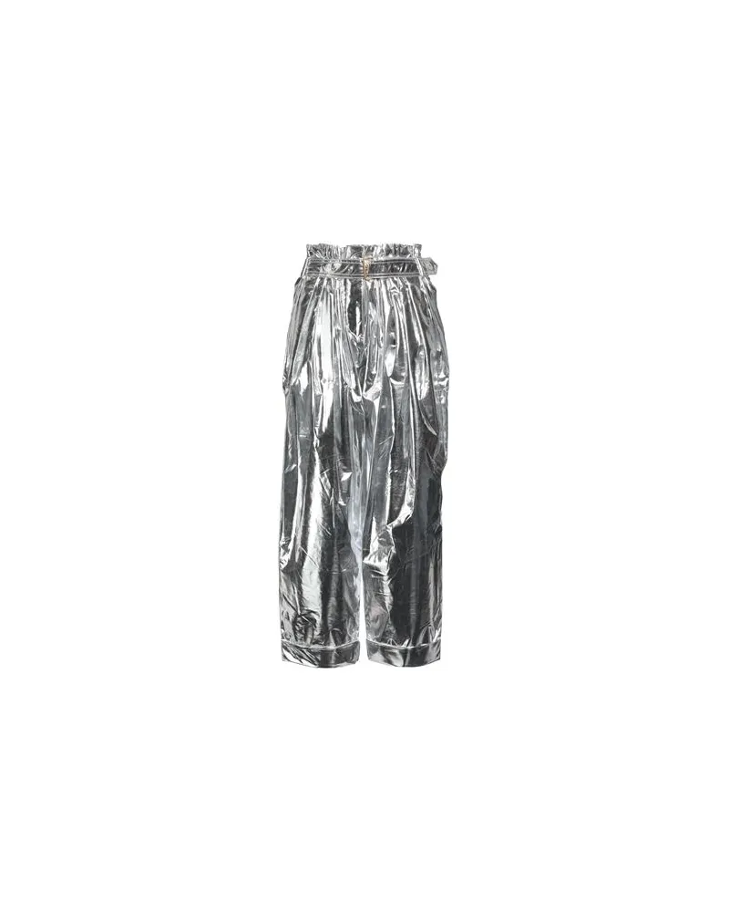 Balmain HOSEN & RÖCKE - Hosenauf YOOX.COM Silber