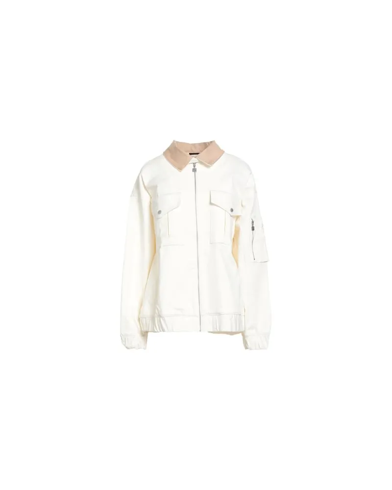 Jordan JACKEN & MÄNTEL - Jeansjacken/Mäntelauf YOOX.COM Elfenbein
