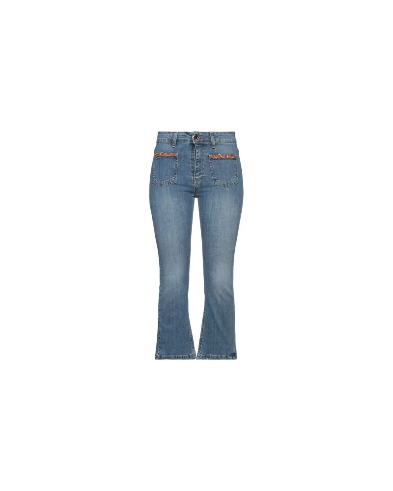 Siste's HOSEN & RÖCKE - Jeanshosenauf YOOX.COM Blau