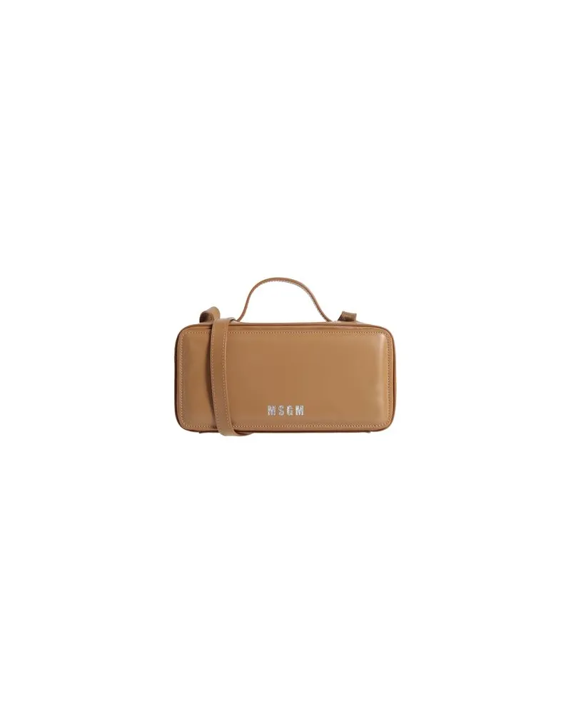 MSGM TASCHEN - Umhängetascheauf YOOX.COM Kamel