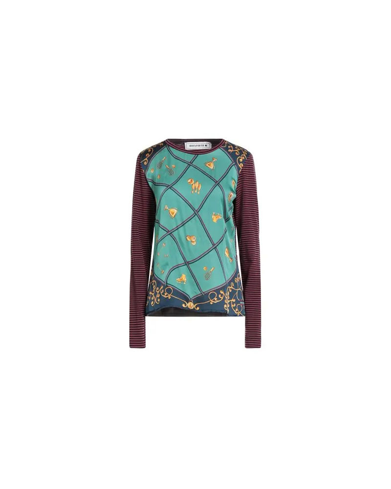 SHIRTAPORTER TOPS - T-shirtsauf YOOX.COM Smaragdgrün