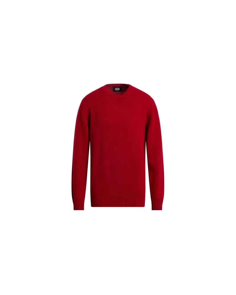 Alpha Studio CASHMERE - STRICKWAREN - Pulloverauf YOOX.COM Rot