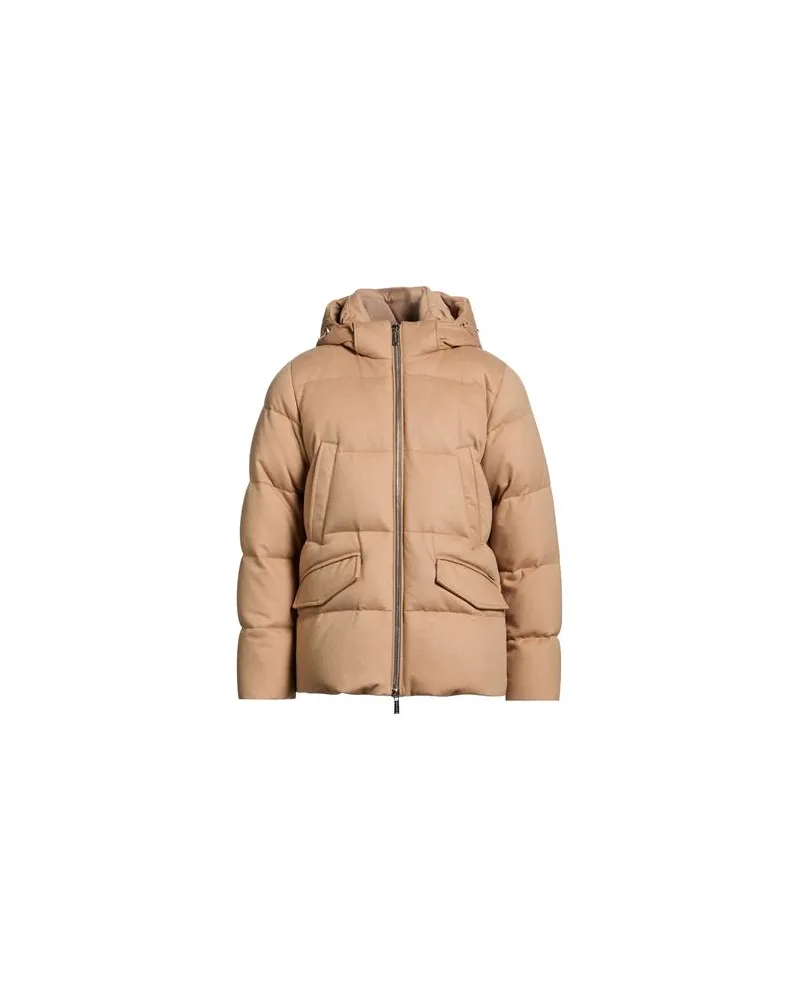 MOORER JACKEN & MÄNTEL - Pufferjacken & Daunenjackenauf YOOX.COM Sand