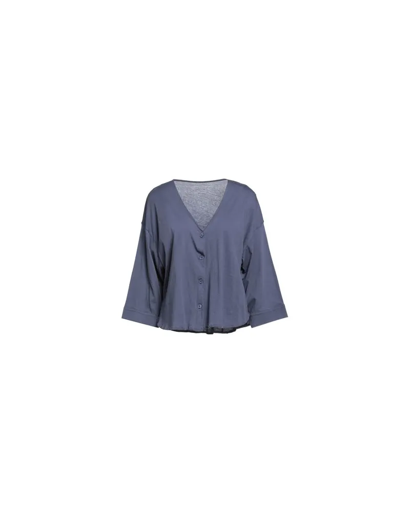 Majestic STRICKWAREN - Strickjackenauf YOOX.COM Marineblau