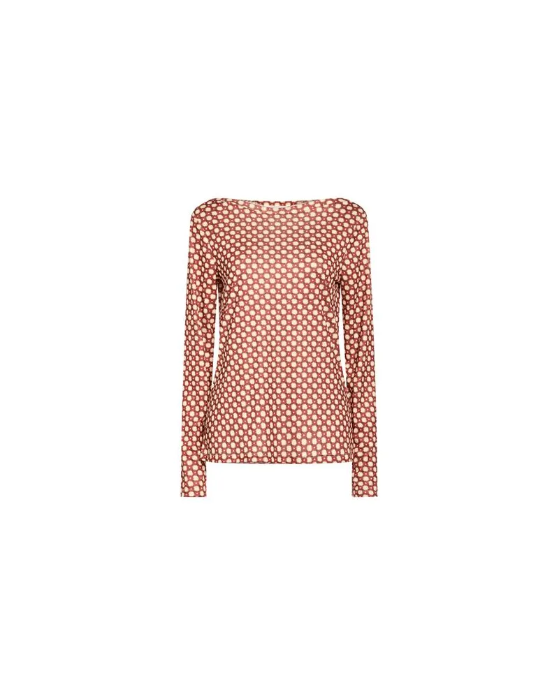 Maliparmi TOPS - T-shirtsauf YOOX.COM Ziegelrot