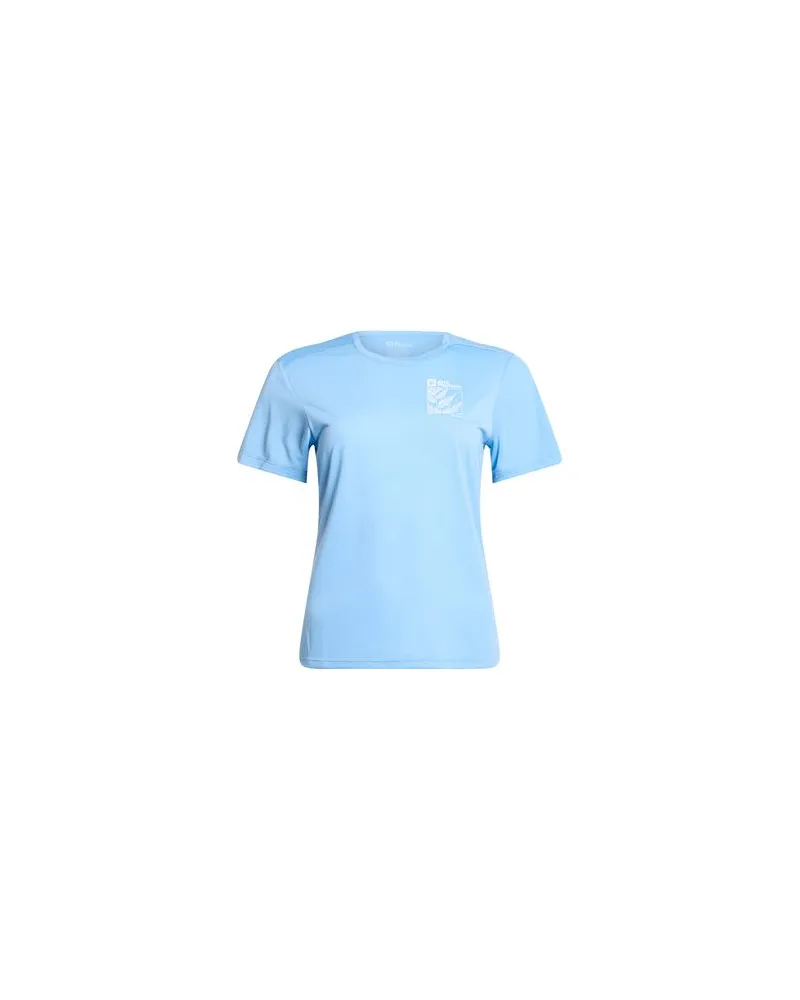 Jack Wolfskin TOPS - T-shirtsauf YOOX.COM Hellblau