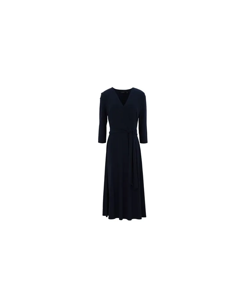 Ralph Lauren CARLYNA 3/4 SLEEVE DRESS  - KLEIDER - Midi-Kleiderauf YOOX.COM Nachtblau