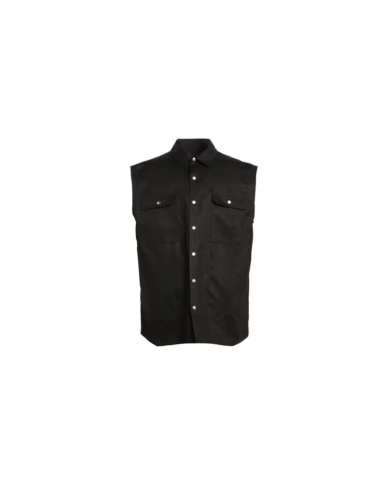 Rick Owens TOPS - Jeanshemdenauf YOOX.COM Schwarz