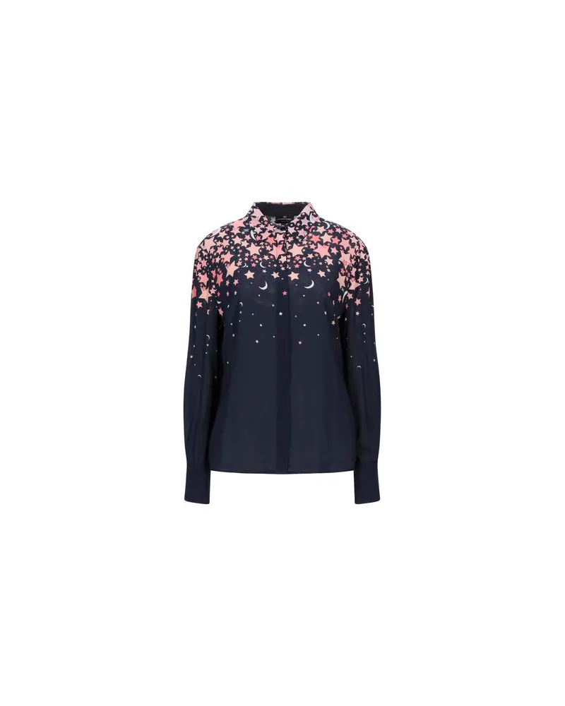 Elisabetta Franchi TOPS - Hemdenauf YOOX.COM Nachtblau