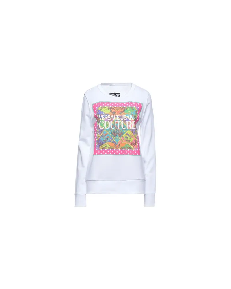 Versace Jeans TOPS - Sweatshirtsauf YOOX.COM Weiß