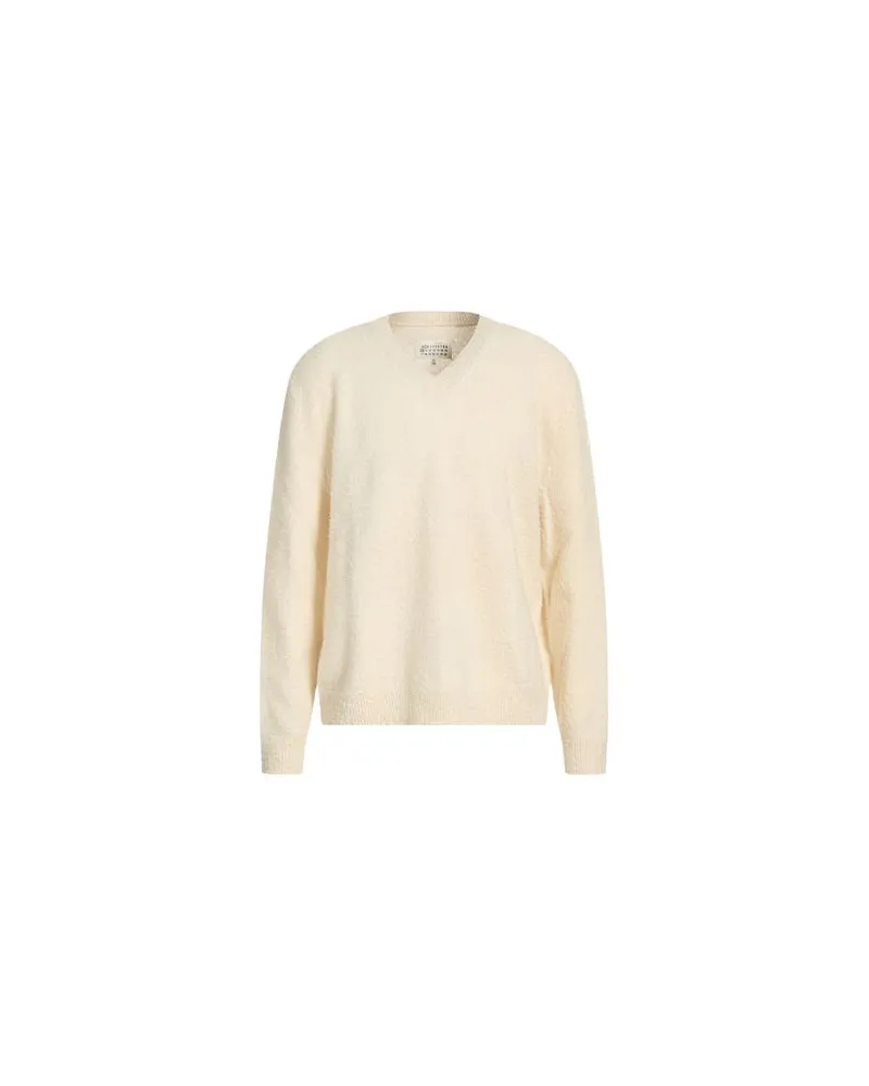 Maison Margiela STRICKWAREN - Pulloverauf YOOX.COM Cremeweiß