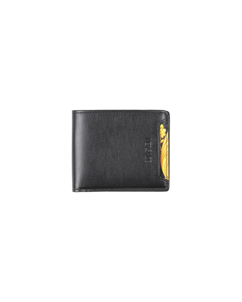 Versace Kleinlederwaren - Brieftaschenauf YOOX.COM Schwarz