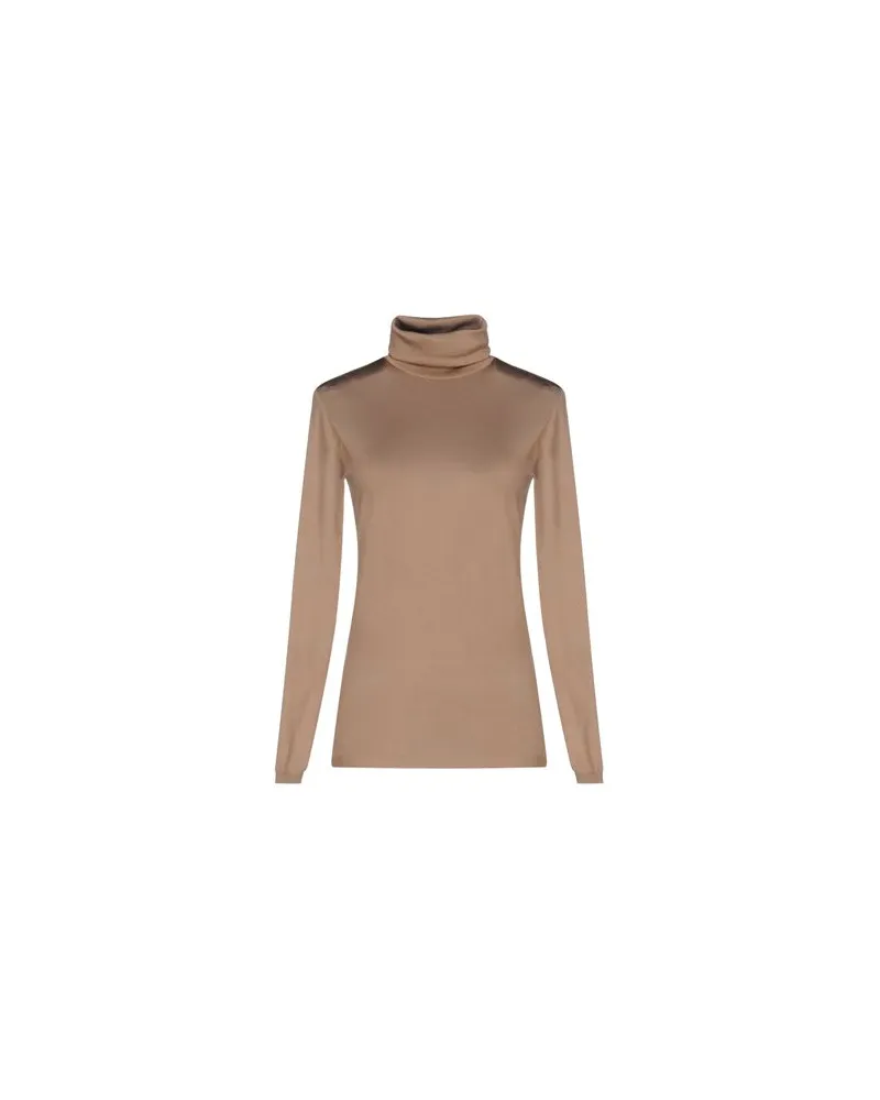 Valentino Garavani STRICKWAREN - Rollkragenpulloverauf YOOX.COM Hellbraun