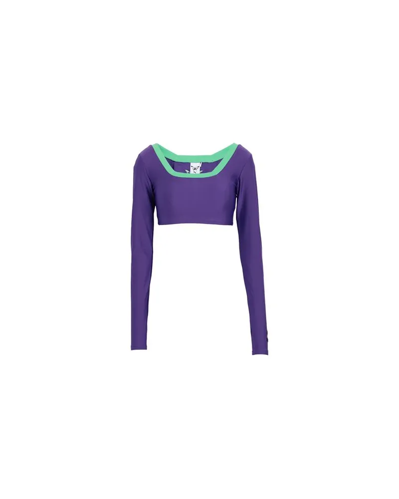 Puma x DUA LIPA Longsleeve Crop Tee  - TOPS - T-shirtsauf YOOX.COM Violett