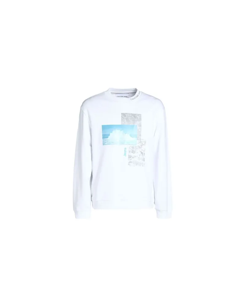 Calvin Klein TOPS - Sweatshirtsauf YOOX.COM Weiß