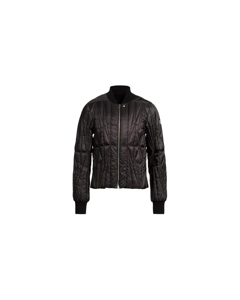 Moncler JACKEN & MÄNTEL - Pufferjacken & Daunenjackenauf YOOX.COM Schwarz
