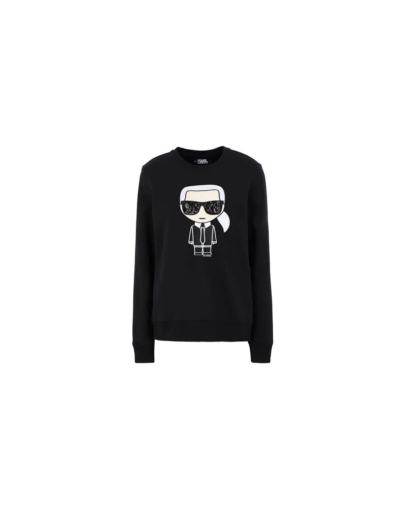 Karl Lagerfeld IKONIK KARL SWEATSHIRT  - TOPS - Sweatshirtsauf YOOX.COM Schwarz