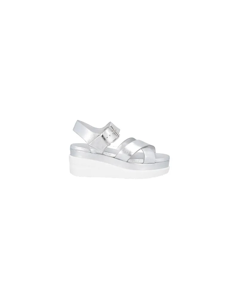 RUCO LINE SCHUHE - Sandalenauf YOOX.COM Silber
