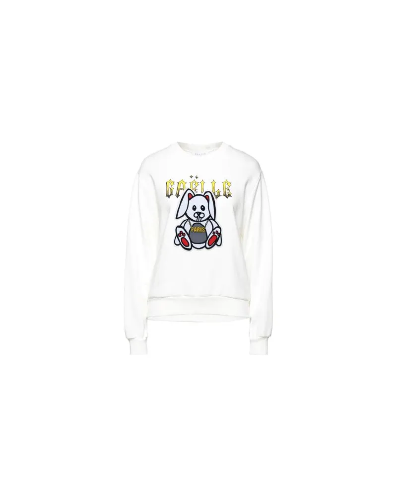 Gaëlle Bonheur TOPS - Sweatshirtsauf YOOX.COM Weiß