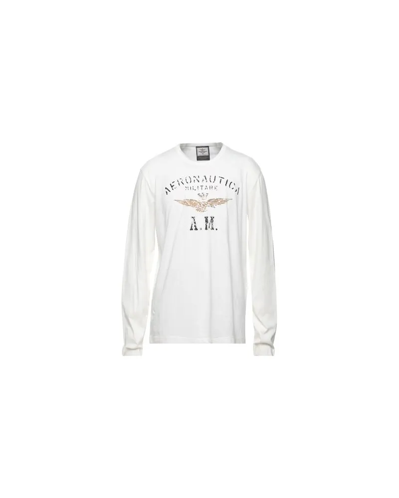 Aeronautica Militare TOPS - T-shirtsauf YOOX.COM Elfenbein