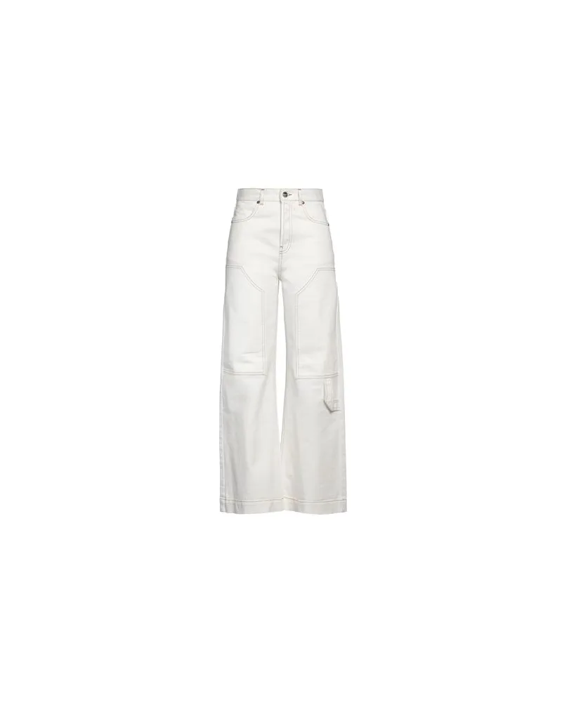 Erika Cavallini HOSEN & RÖCKE - Jeanshosenauf YOOX.COM Weiß