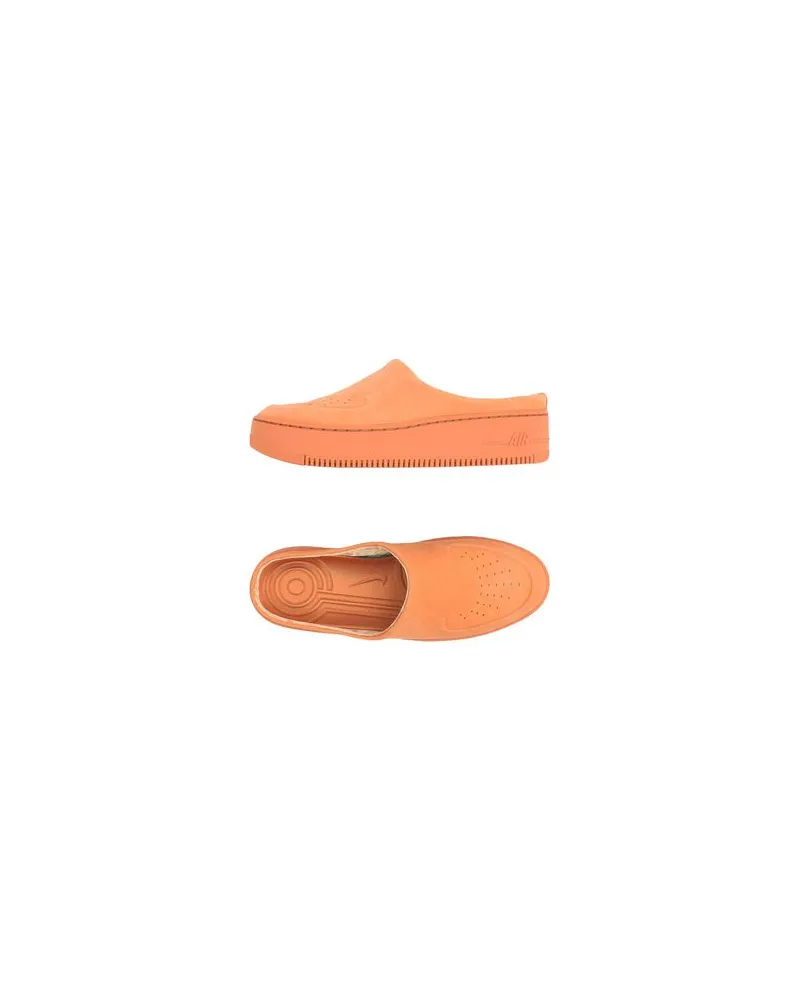 Nike AIR FORCE 1 LOVER   - SCHUHE - Mules & Clogsauf YOOX.COM Orange