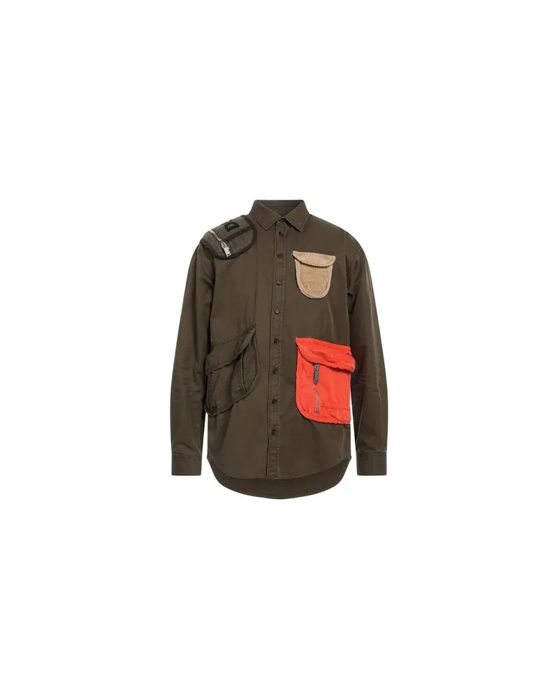 Dsquared2 TOPS - Hemdenauf YOOX.COM Militärgrün