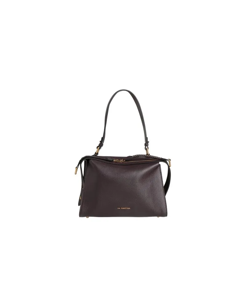 La Martina TASCHEN - Handtaschenauf YOOX.COM Pflaume