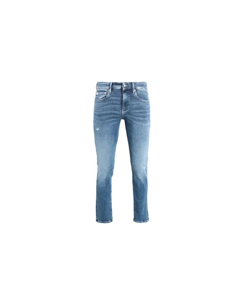 Calvin Klein HOSEN & RÖCKE - Jeanshosenauf YOOX.COM Blau
