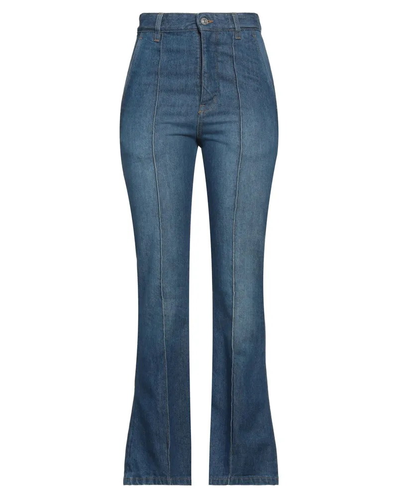 Victoria Beckham Jeanshose Blau