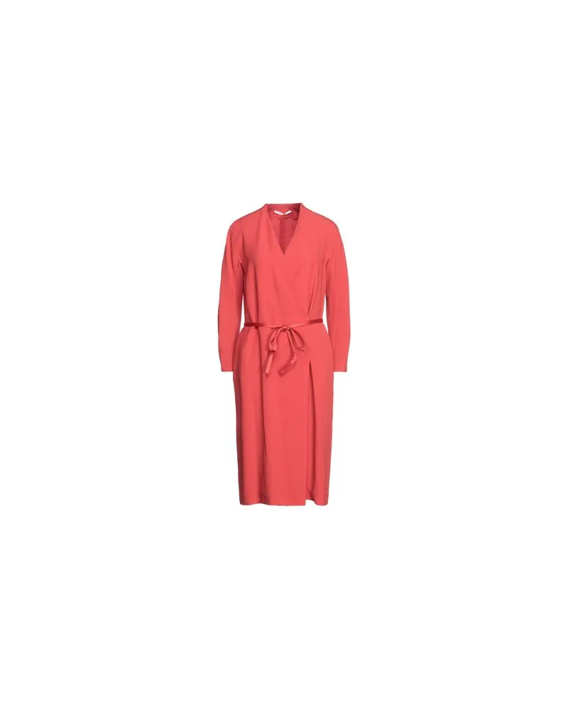 AGNONA KLEIDER - Midi-Kleiderauf YOOX.COM Rostrot