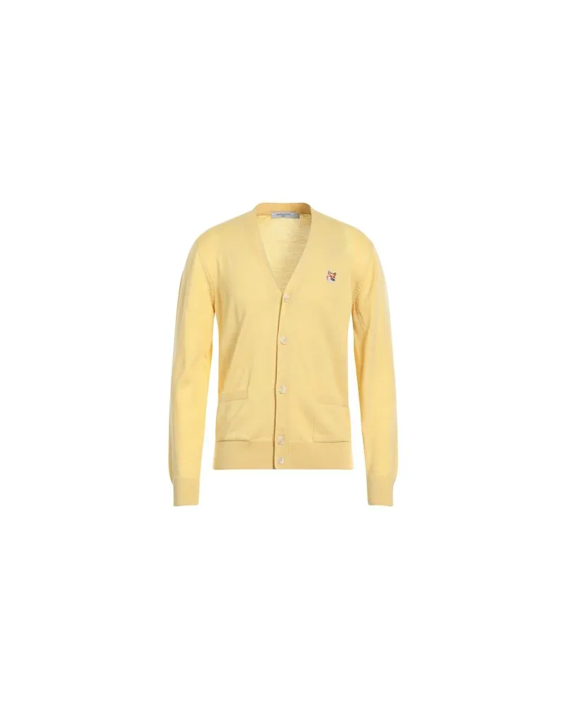 Kitsuné STRICKWAREN - Strickjackenauf YOOX.COM Gelb