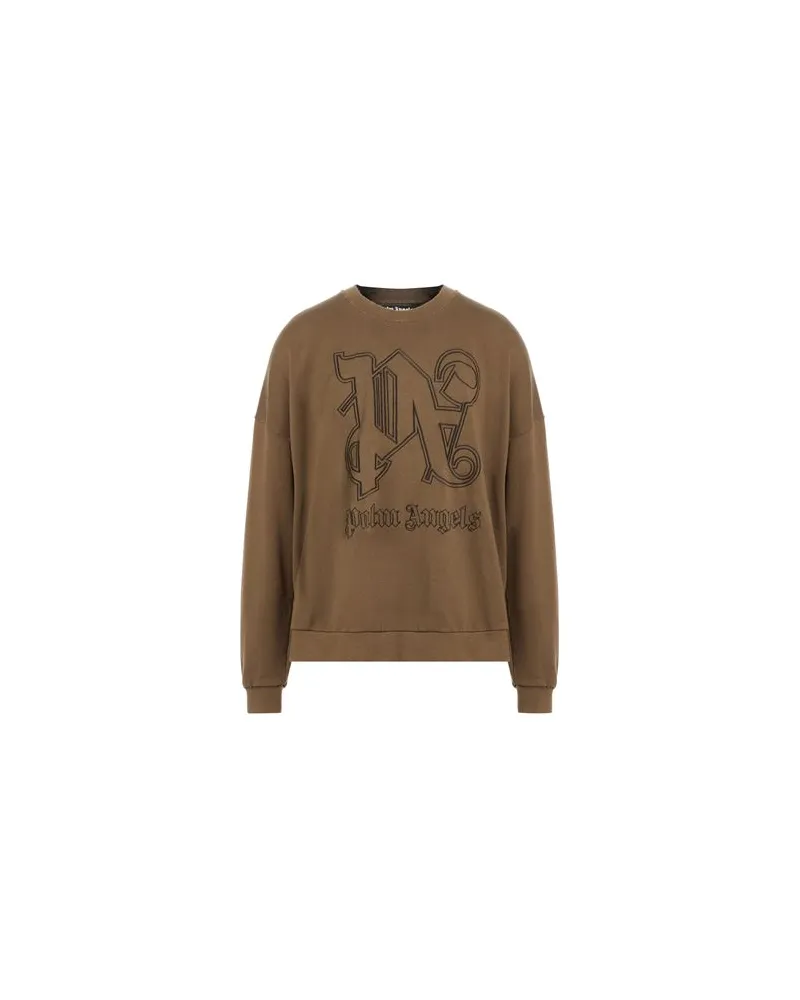 Palm Angels TOPS - Sweatshirtsauf YOOX.COM Militärgrün