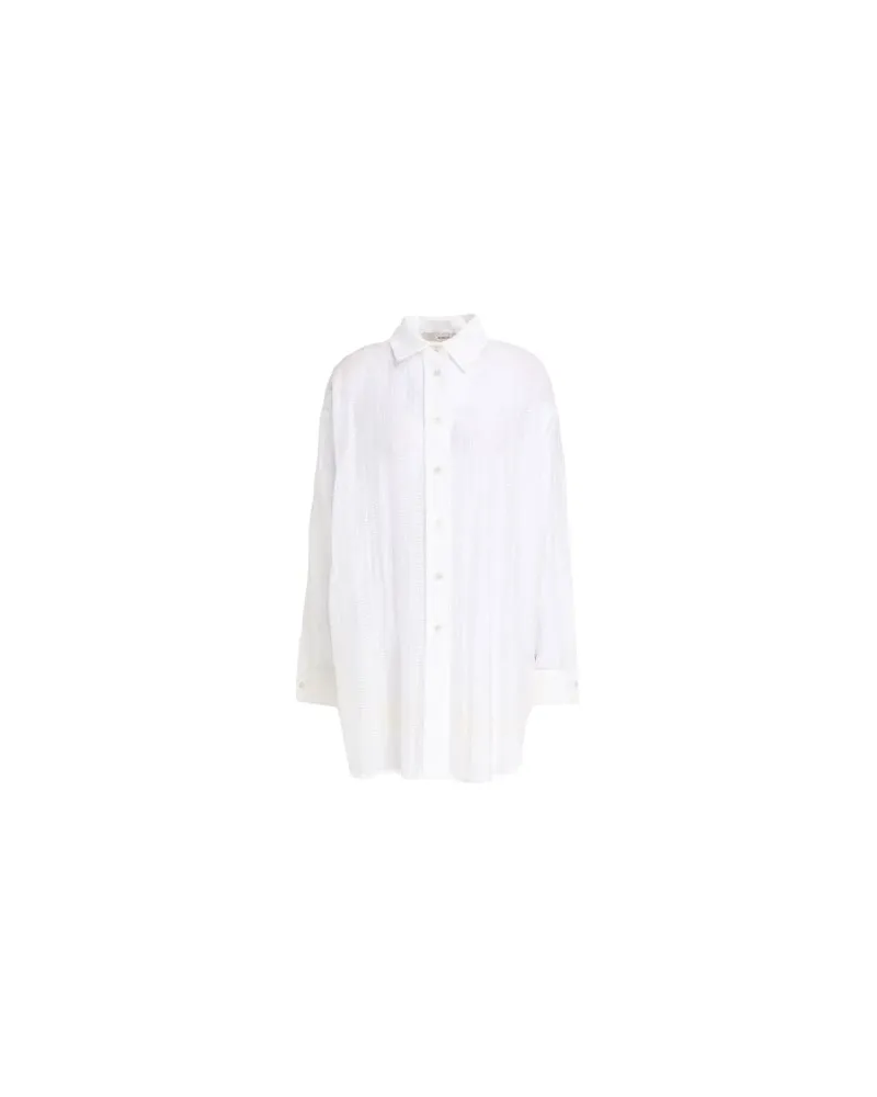ROTATE Birger Christensen TOPS - Hemdenauf YOOX.COM Weiß