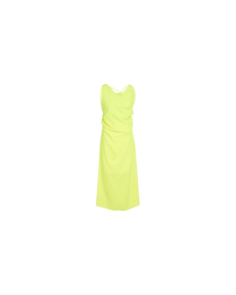 SOLOTRE KLEIDER - Maxi-Kleiderauf YOOX.COM Gelb