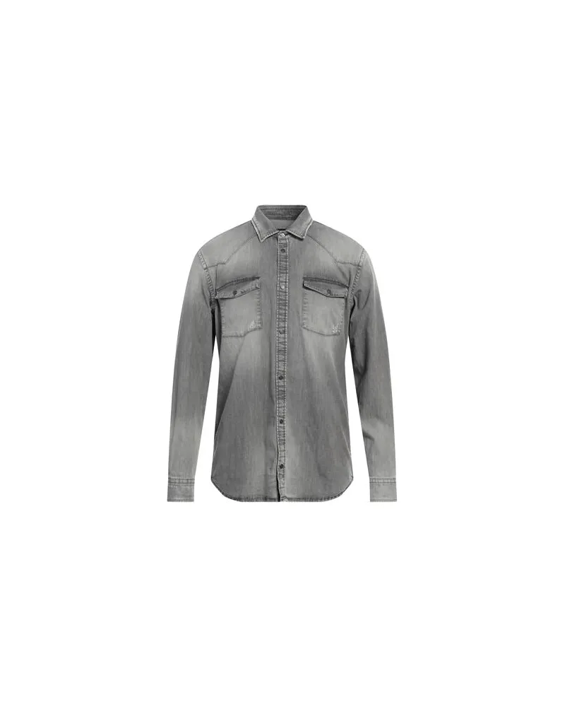 Dondup TOPS - Jeanshemdenauf YOOX.COM Grau
