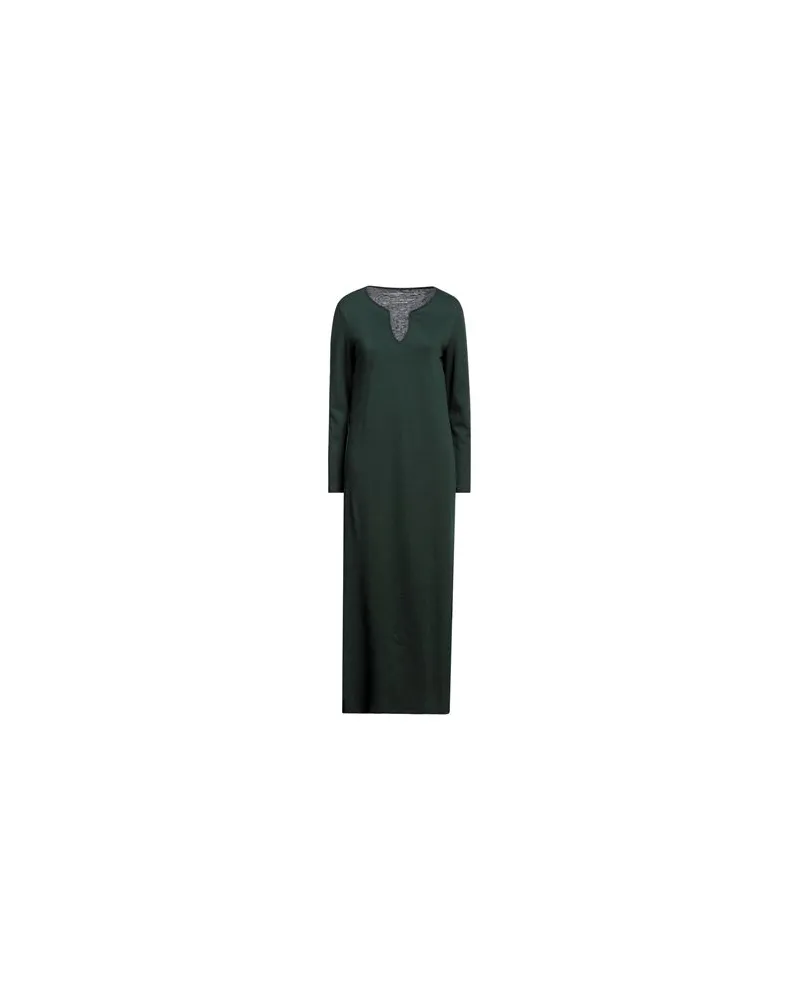 Majestic KLEIDER - Maxi-Kleiderauf YOOX.COM Dunkelgrün