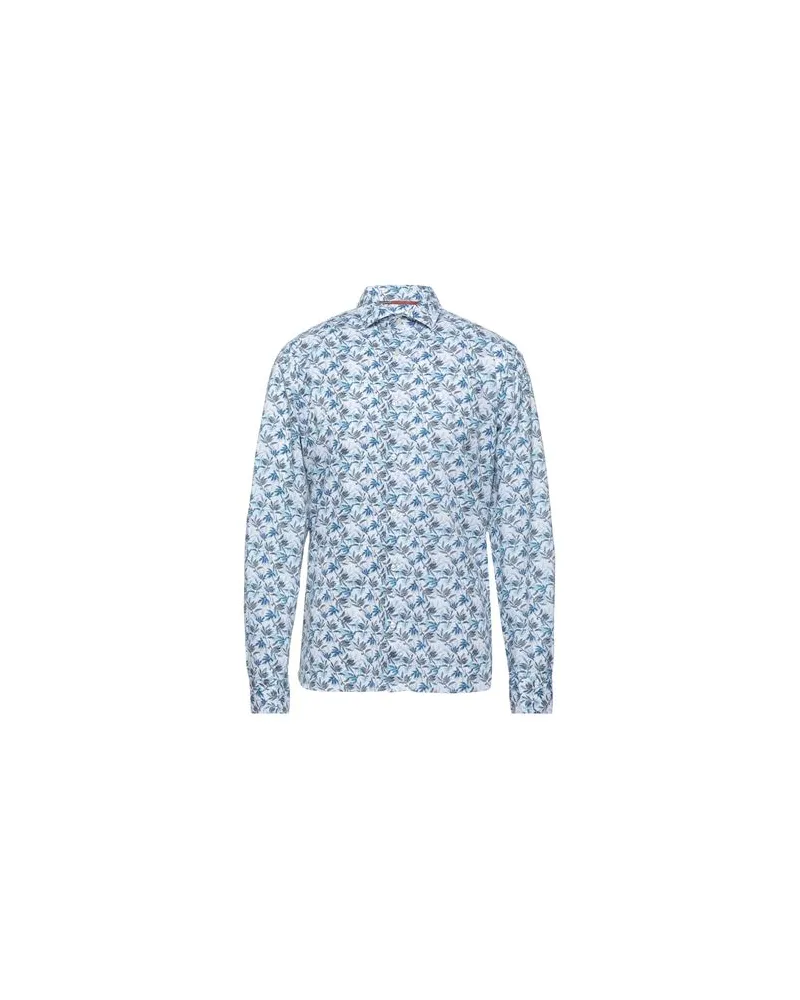 AT.P.CO TOPS - Hemdenauf YOOX.COM Azurblau